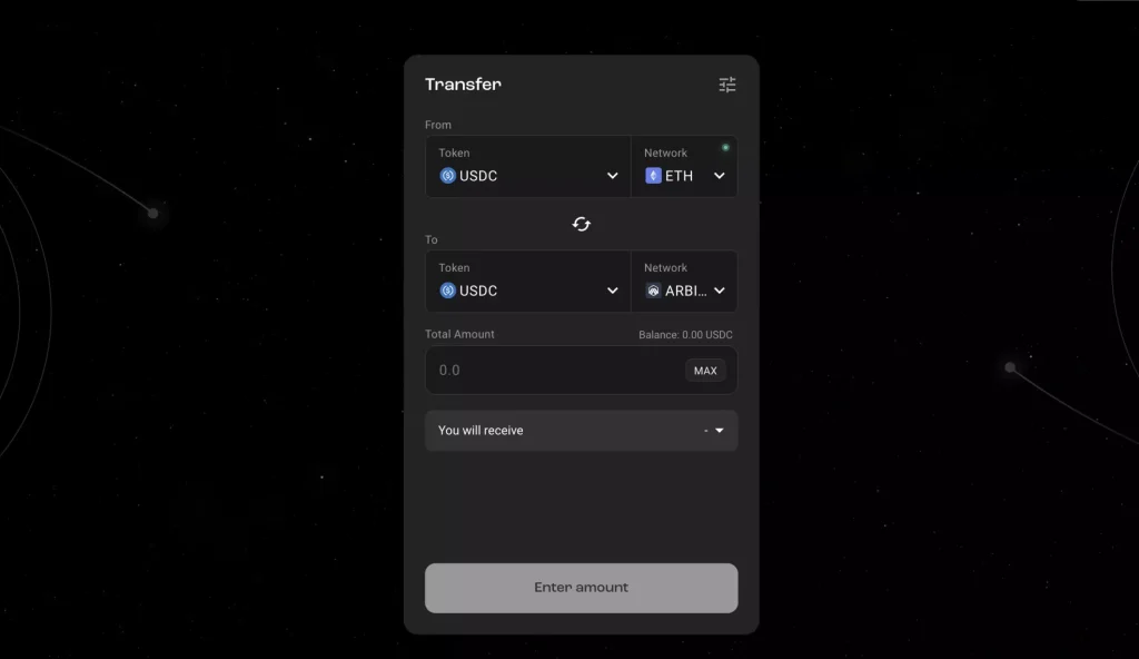 如何在Stargate上进行资产跨链转移？