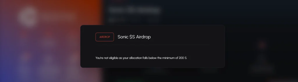 Sonic 代币空投领取逐步教学_图5