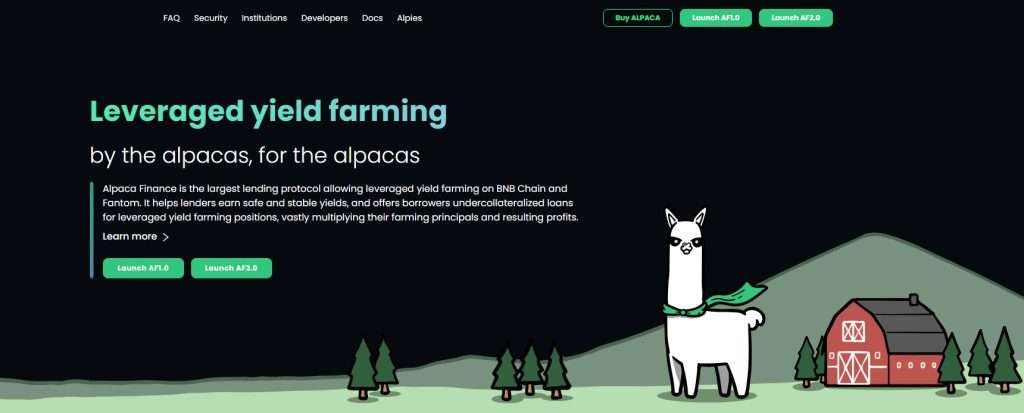 Alpaca Finance(ALPACA)是什么?—— 杠杆收益农业的先行者