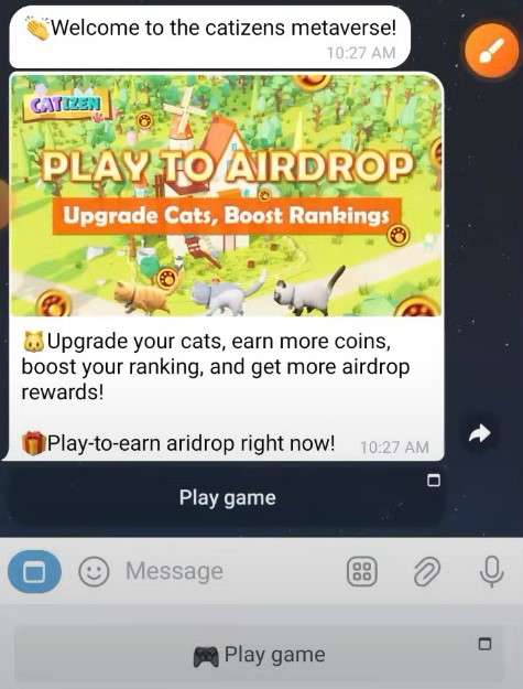 Catizen 空投详细参与教学_图2