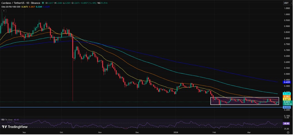 Cardano价格预测:链上信号预示ADA的下一个重大走势