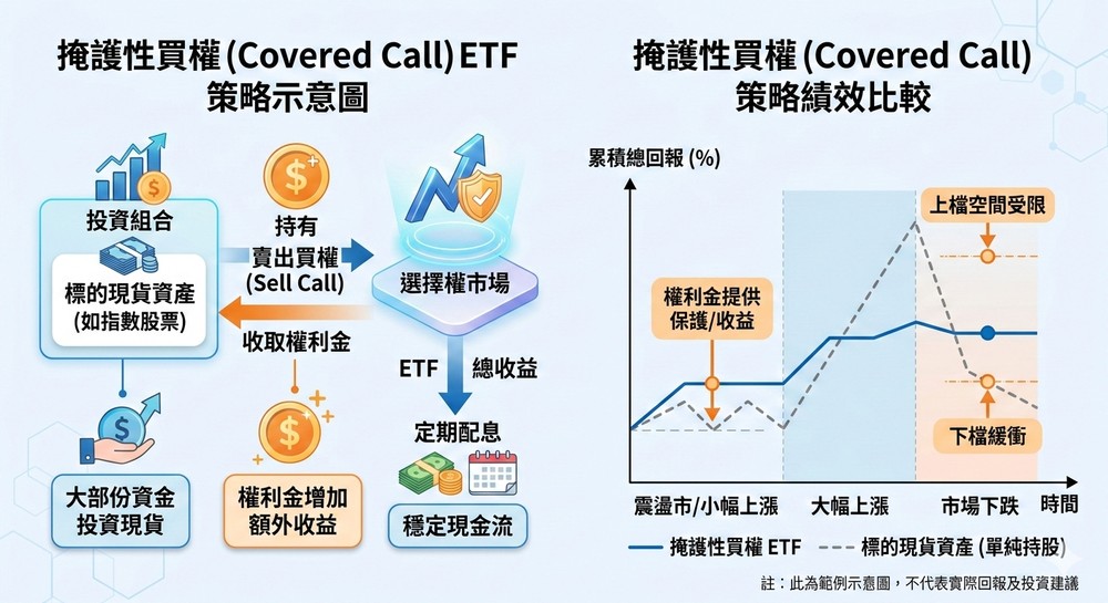 掩护性买权交易所交易基金(Covered Call ETF)是什么?卖权利金ETF的基本概念