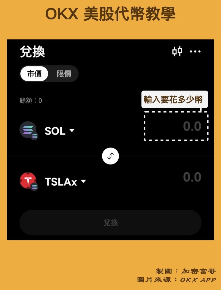 OKX DEX 交易美股代币