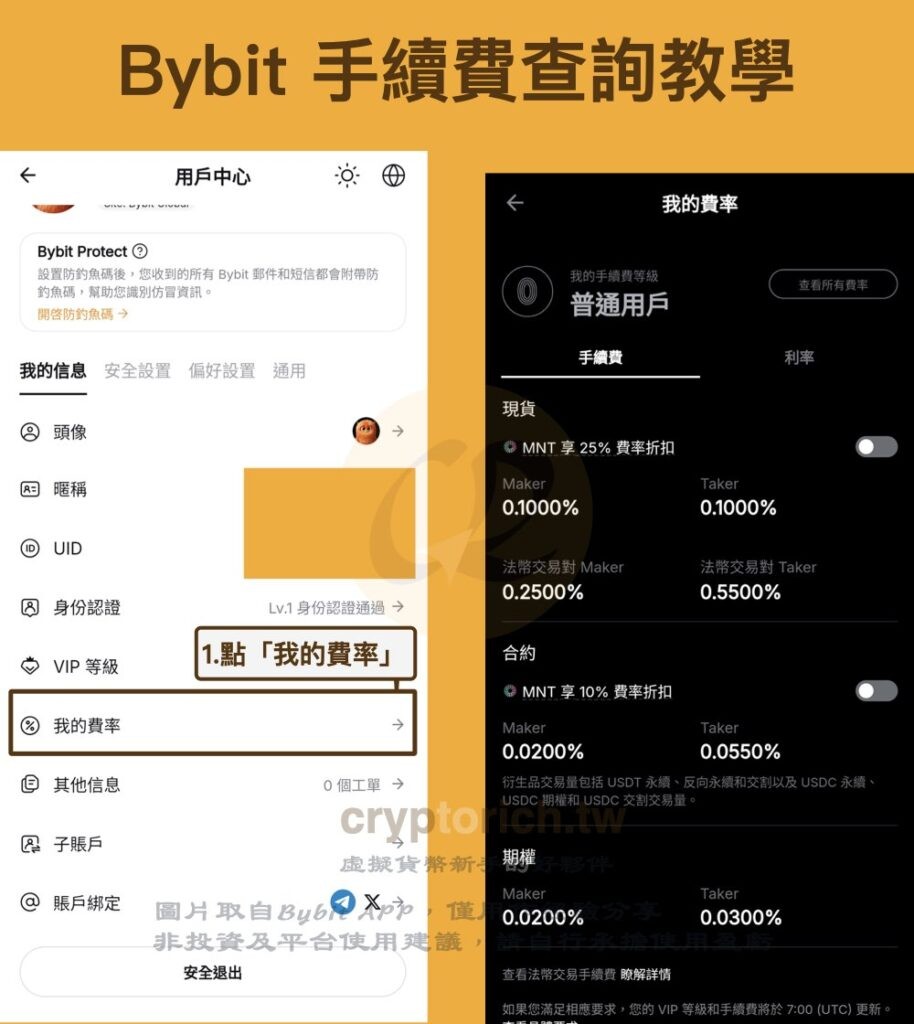 你也可以查询自己的 Bybit 交易费率_图2