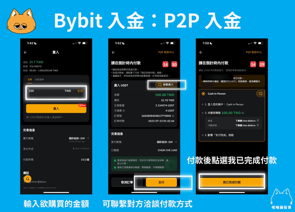 Step 2：输入购买金额、付款